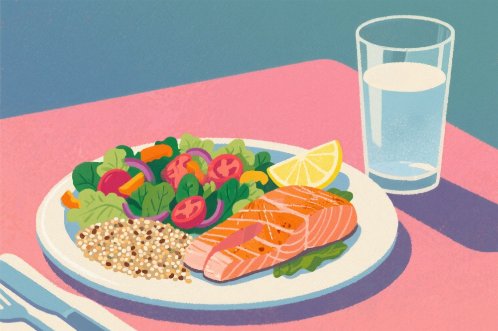 Balanced Healthy Meal Plate